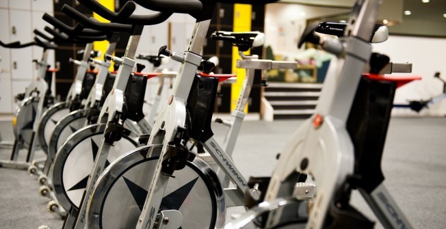 Spinning Exercise Bike in Lane Ends